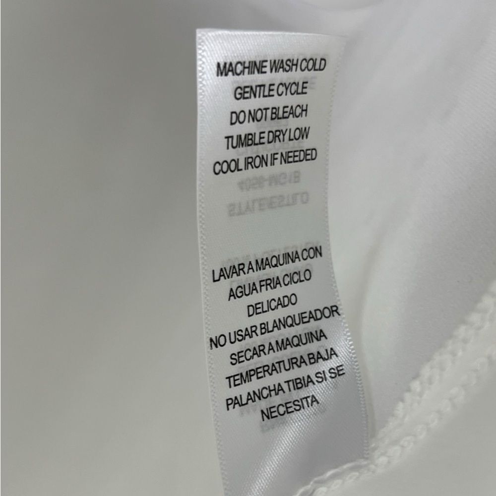 City Studio White Eyelet Off the Shoulder Milkmaid Dress, sz 3 Juniors. Lace up - Picture 14 of 16